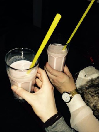 Protein drink po cvičení :)